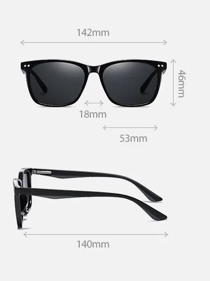 Polarized Square Sunglasses