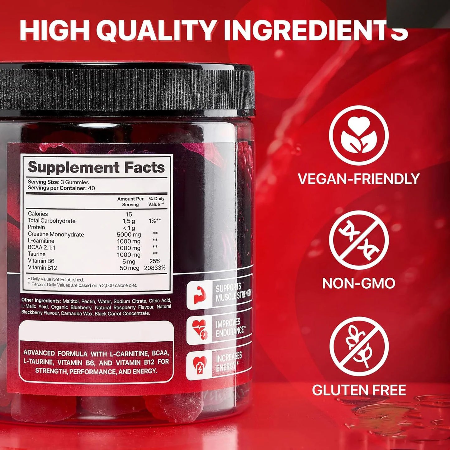 ActiveLife Creatine & Vitamin Gummies