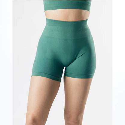 SlimFit High Waist Workout Shorts