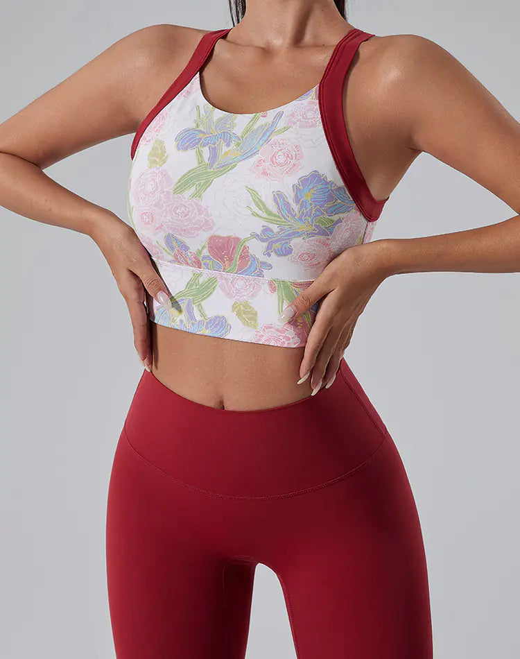 Sleek Fitness Joggers and Yoga Bra Set