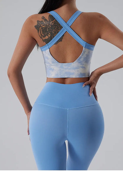 Sleek Fitness Joggers and Yoga Bra Set