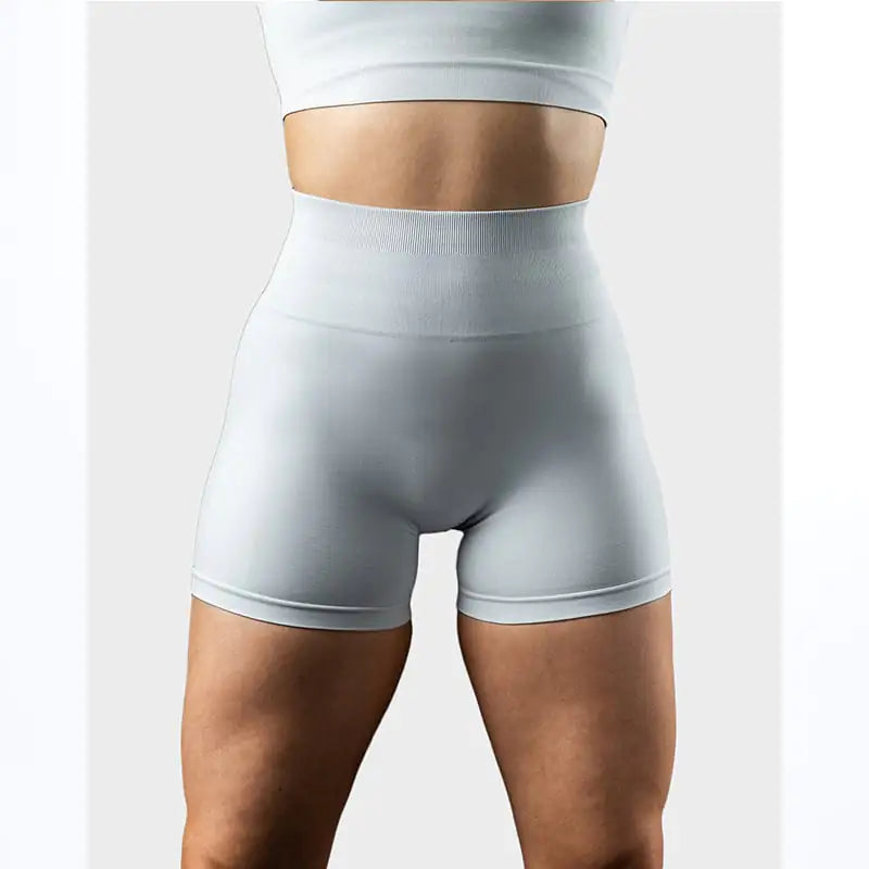 SlimFit High Waist Workout Shorts