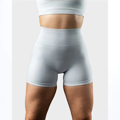 SlimFit High Waist Workout Shorts