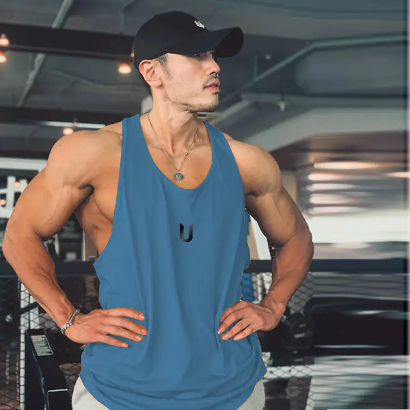 Men's Sleek Sleeveless Gym Tanks