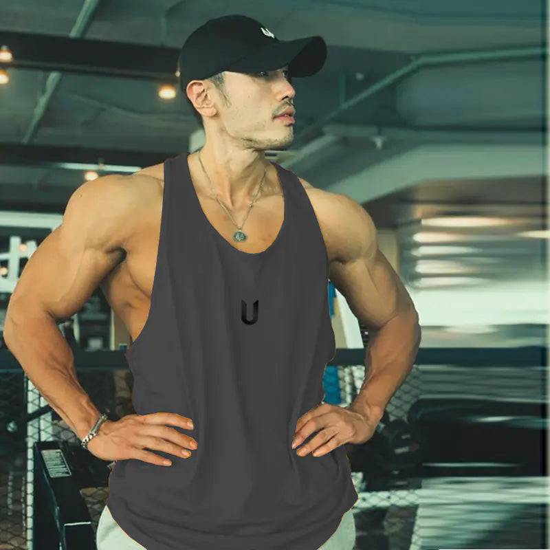 Men's Sleek Sleeveless Gym Tanks