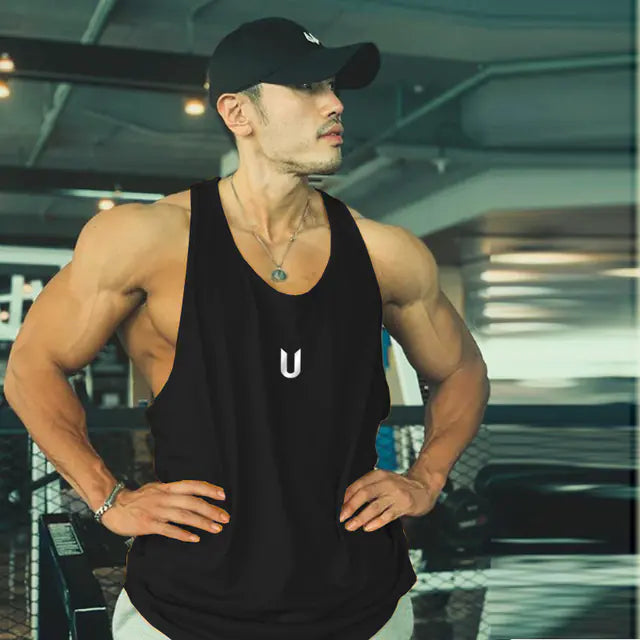 Men's Sleek Sleeveless Gym Tanks
