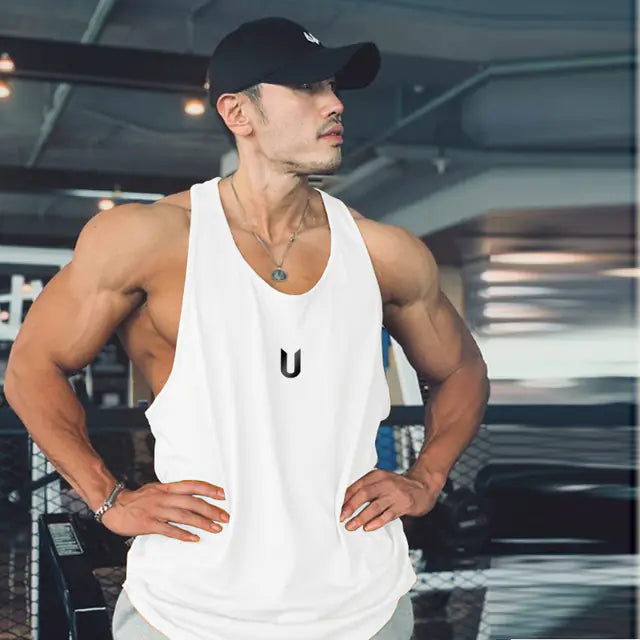 Men's Sleek Sleeveless Gym Tanks