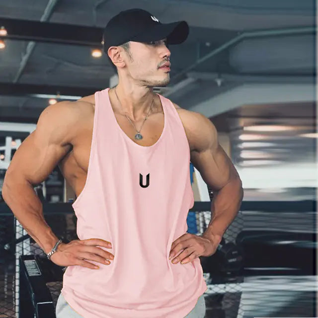 Men's Sleek Sleeveless Gym Tanks