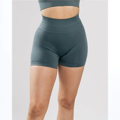 SlimFit High Waist Workout Shorts