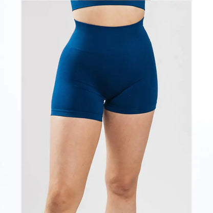 SlimFit High Waist Workout Shorts