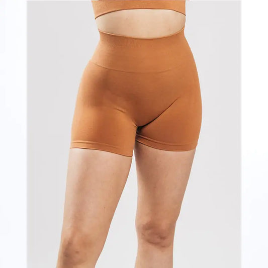 SlimFit High Waist Workout Shorts