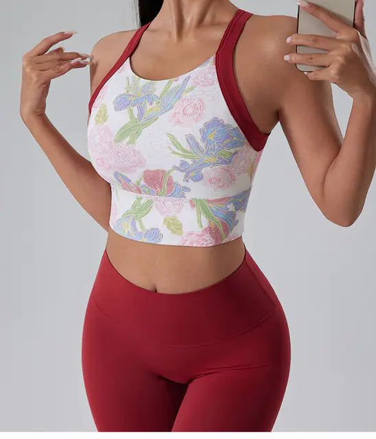Sleek Fitness Joggers and Yoga Bra Set