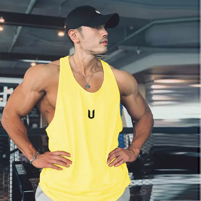 Men's Sleek Sleeveless Gym Tanks