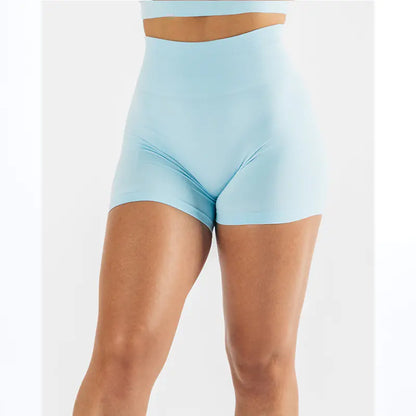 SlimFit High Waist Workout Shorts