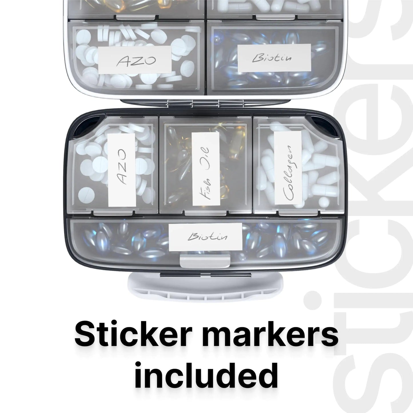 Travel Pill Organizer Airtight Medicine Case for Traveling